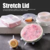 Silicone Food Cover Stretch Lids (6 Pcs Set / 62 Gm) - Image 2