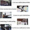 Multifunctional Car Rear View 360° Rotatable Mobile Holder - Image 2
