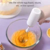 Wireless Portable Hand Mixer - Rechargeable Handheld Whisk Beater for Baking & Blending (2pc) - Image 3