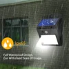 Solar Security LED Night Light for Home, Outdoor, Garden Wall – 30 LED Lights (Black) - Image 2