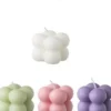 Aesthetic Bubble Cube Scented Candle Set (Pack of 8) - Image 2