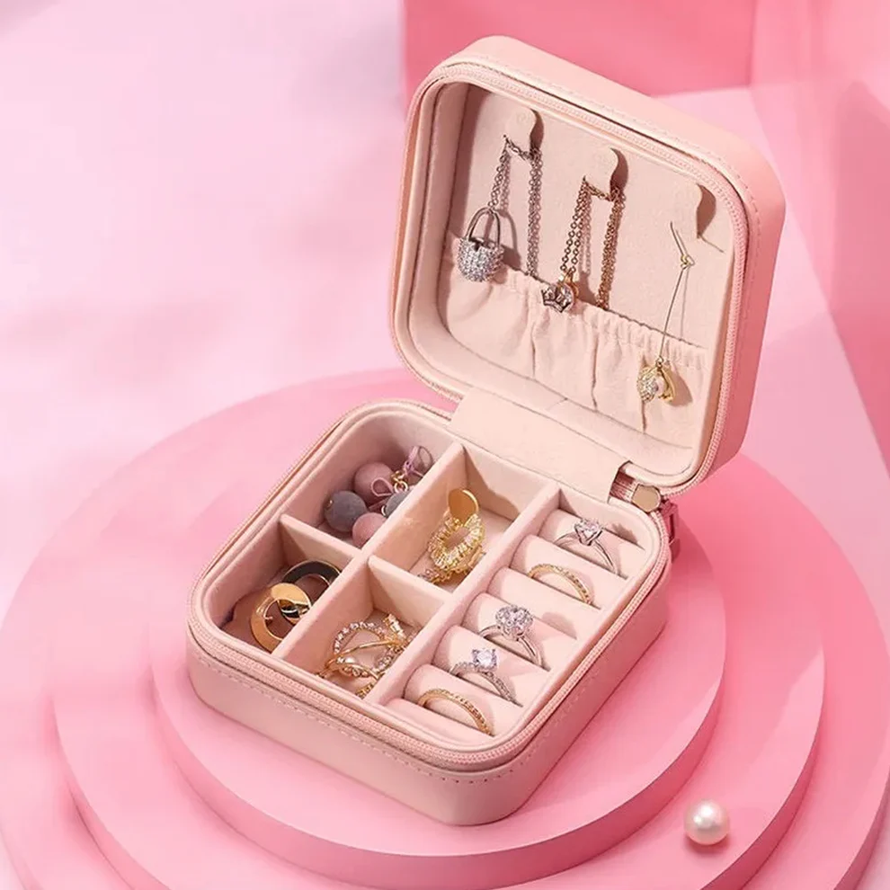 Mini PU Leather jewellery Box