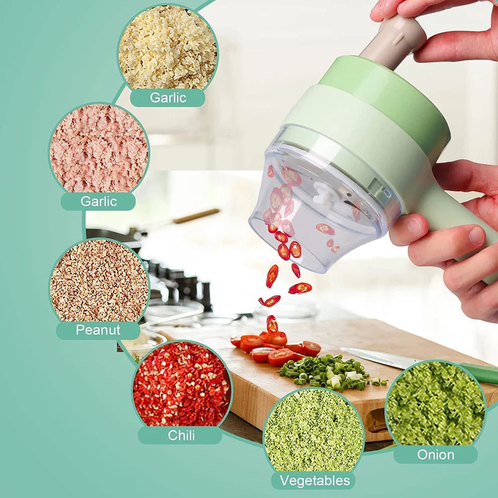 4 IN 1 Kitchen Electric Vegetable Cutter