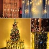 12 STARS CURTAIN STRING LIGHTS WITH 8 FLASHING MODES DECORATION FOR FESTIVALS - Image 2
