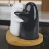Salt And Pepper Seasoning And Spice Shakers Cute Plastic (2 Pcs Set) - Image 2