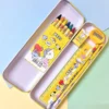 Stationery Kit for Kids - Metal Pencil Box, Sharpener, Pencil & Eraser (12 Pc Set) - Image 4