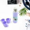 Vacuum Flask Set – Stainless Steel Thermos with 3 Cups, Approx 500ml - Image 3