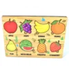 Wooden Fruits Puzzle Learning Educational Board (1 Set ) - Image 3