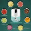 Wireless USB Rechargeable Mini Electric Garlic Machine / Chopper 3 Blades (250Ml) - Image 2