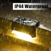 4-Piece Solar Waterproof Garden & Stair Lights - Image 2