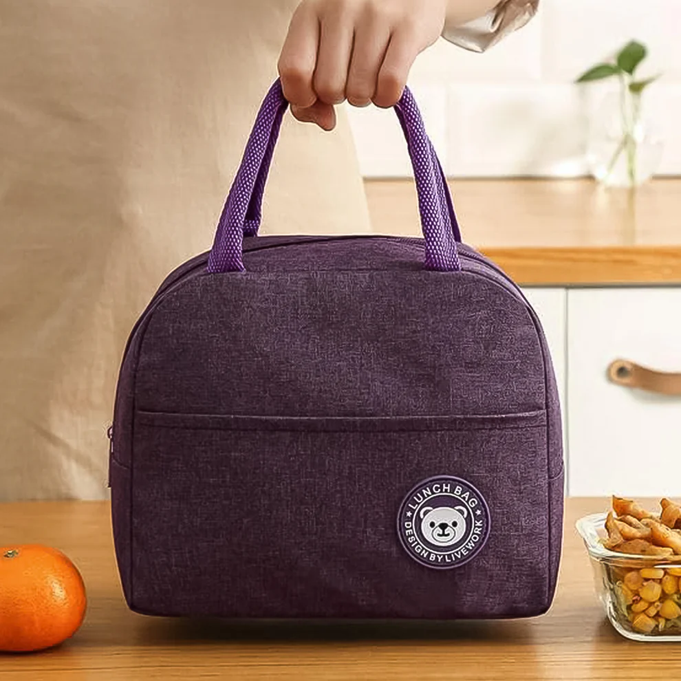 Lunch Bag With Zipper (1 Pc)