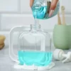 Portable Soap Dispensers Pressing Refillable Liquid Container for Kitchen Bathroom (1 Set) - Image 3