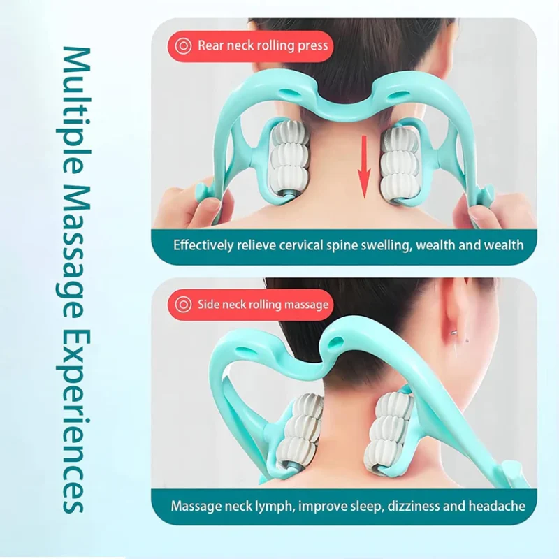 Portable Neck & Shoulder Massager for Pain Relief – Back, Waist & More (1 Pc) - Image 2