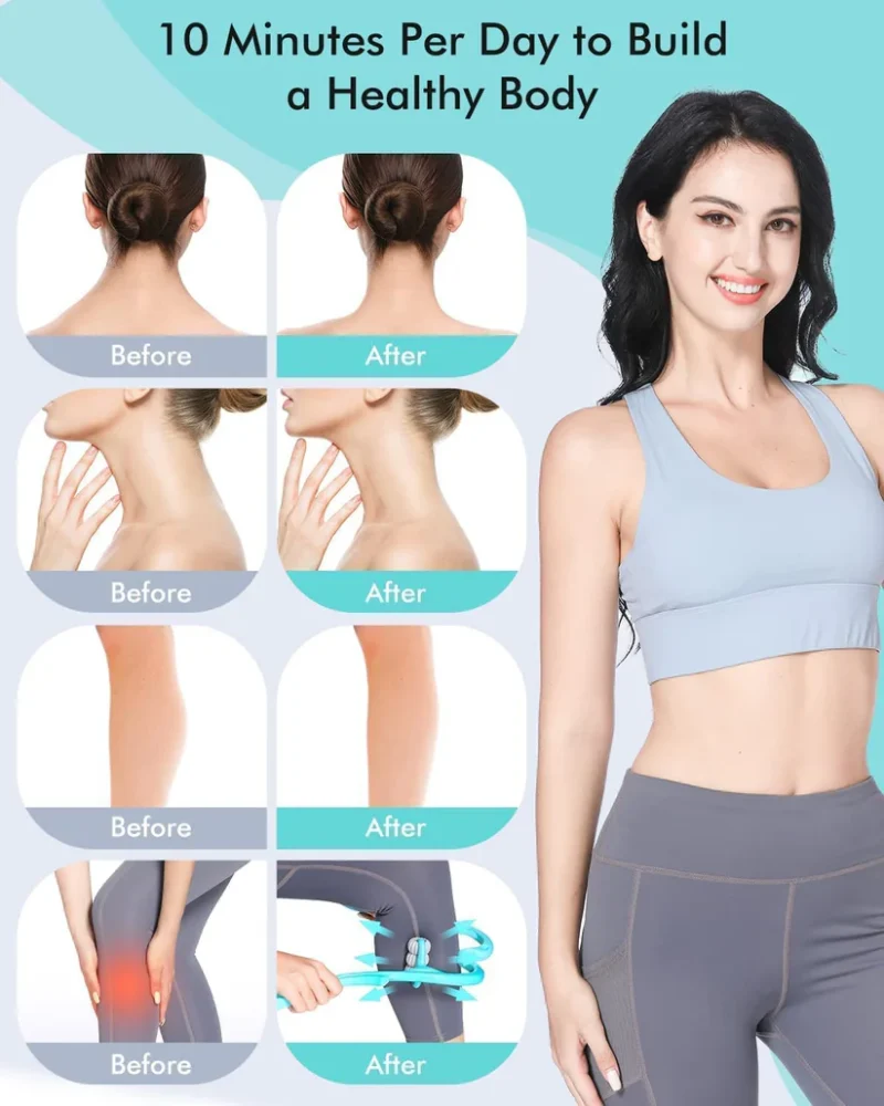 Portable Neck & Shoulder Massager for Pain Relief – Back, Waist & More (1 Pc) - Image 4
