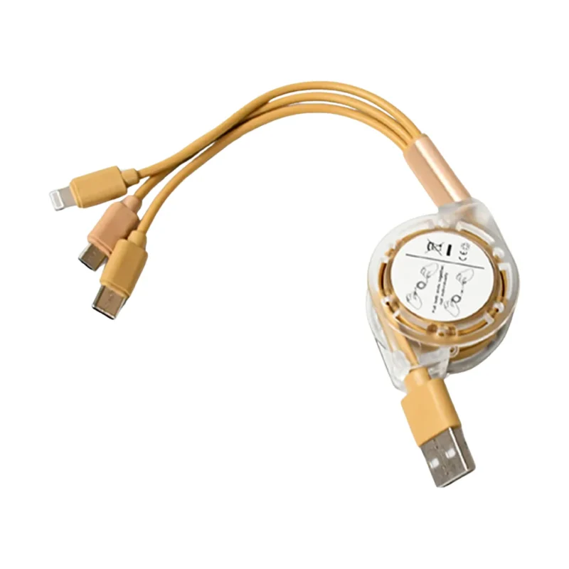 Retractable 3-in-1 Charger Cable for Phones & Android (1 Pc, Multi-USB) - Image 5